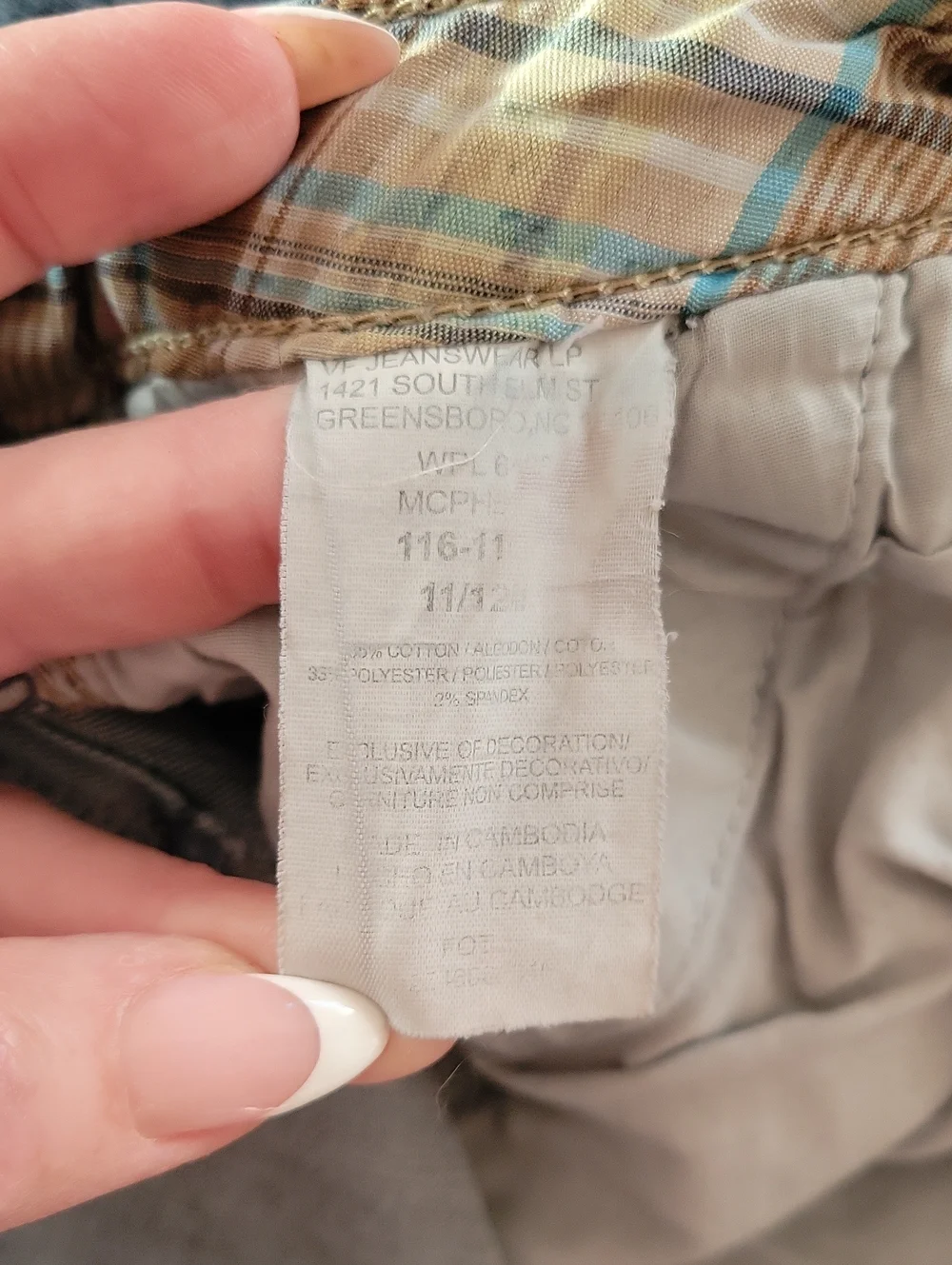 Aidea's Copper Denim Long Length Shorts